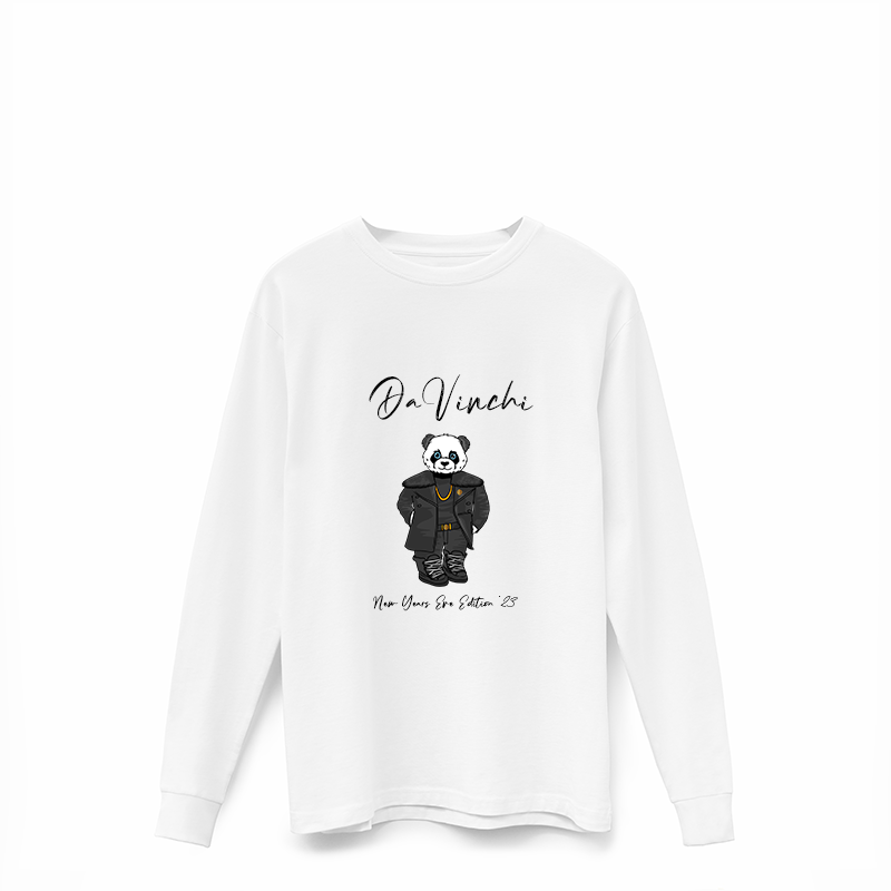 DaVinchi Panda - New Year's Eve 2023 Edition - Long Sleeve T-Shirt